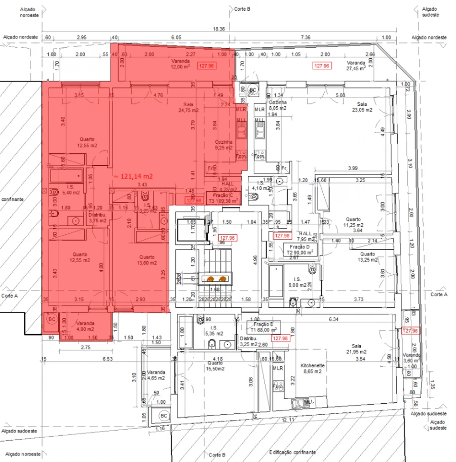 Apartamento T3 para Venda em Nazare Foto 18