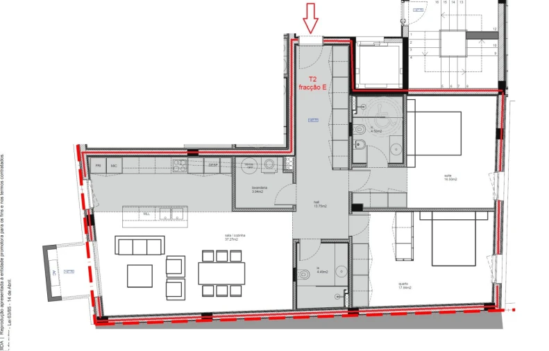 Apartamento T2 para Venda em São Bernardo Foto 25