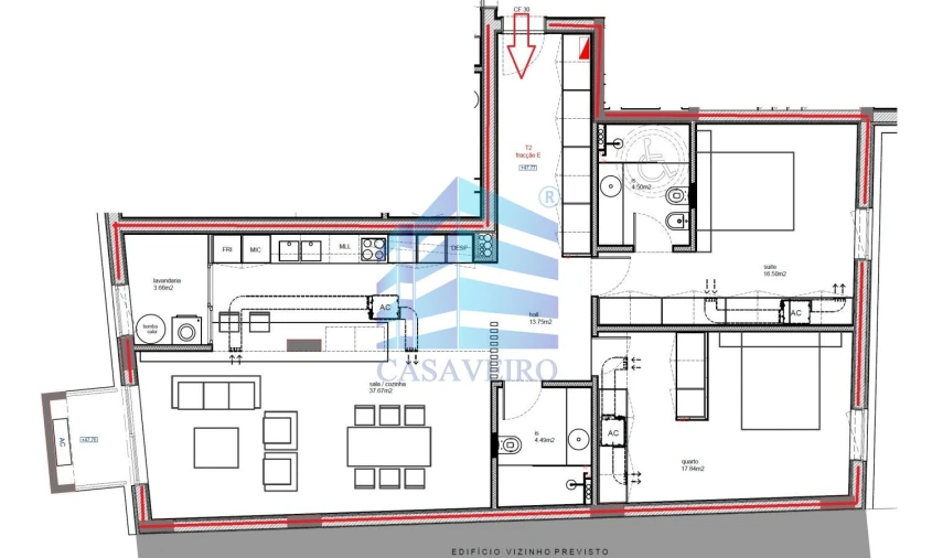Apartamento T2 para Venda em São Bernardo Foto 23