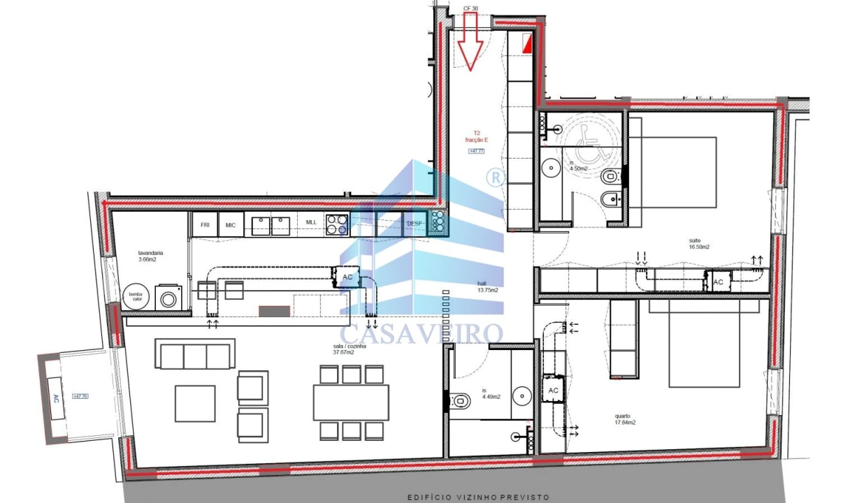 Apartamento T2 para Venda em São Bernardo Foto 23
