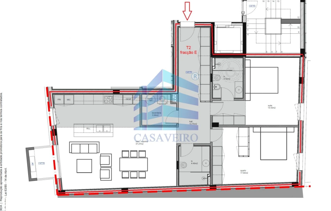 Apartamento T2 para Venda em São Bernardo Foto 21