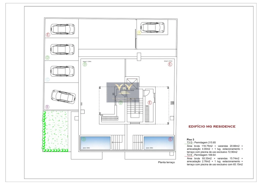 Apartamento T2 para Venda em Mexilhoeira Grande Planta 4