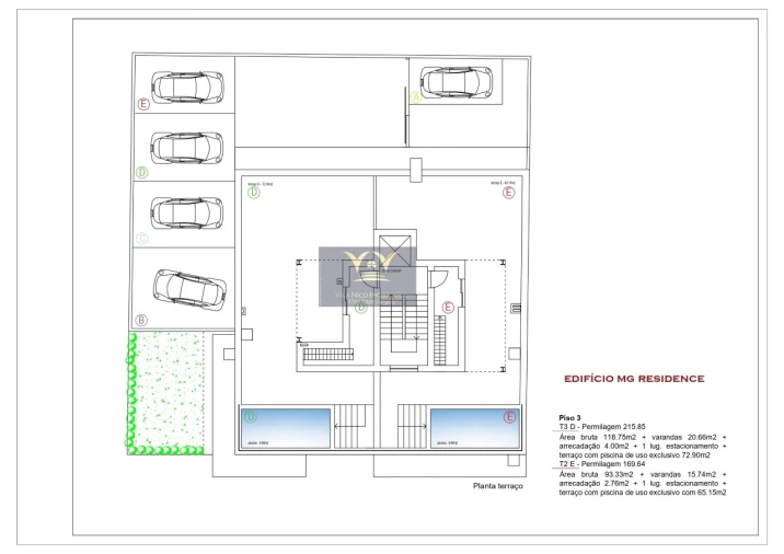 Apartamento T2 para Venda em Mexilhoeira Grande Planta 4