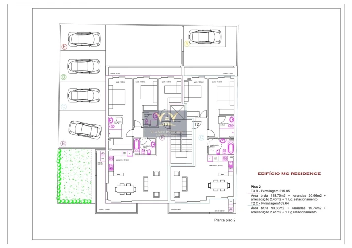 Apartamento T2 para Venda em Mexilhoeira Grande Planta 2