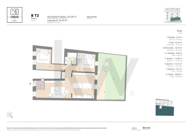 Apartamento T2 para Venda em Santo António