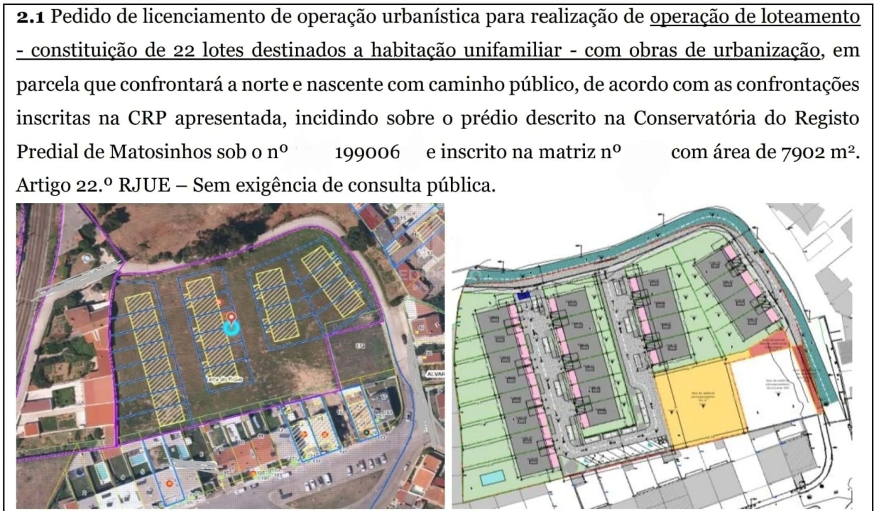 Terreno para Venda em Matosinhos e Leça da Palmeira Foto 1