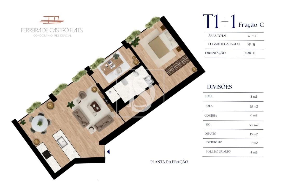 Apartamento T1 para Venda em Bonfim Foto 12