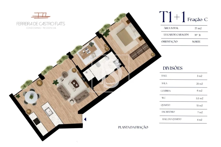 Apartamento T1 para Venda em Bonfim Foto 12