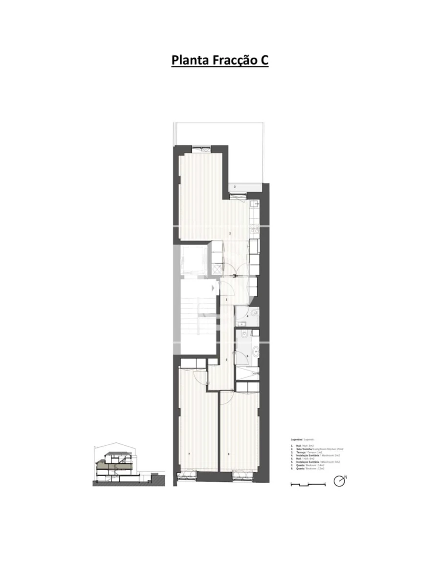 Apartamento T2 para Venda em Cedofeita, Santo Ildefonso, Sé, Miragaia, São Nicolau e Vitória Foto 29