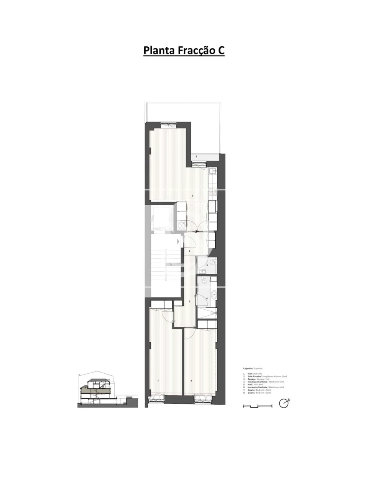 Apartamento T2 para Venda em Cedofeita, Santo Ildefonso, Sé, Miragaia, São Nicolau e Vitória Foto 29