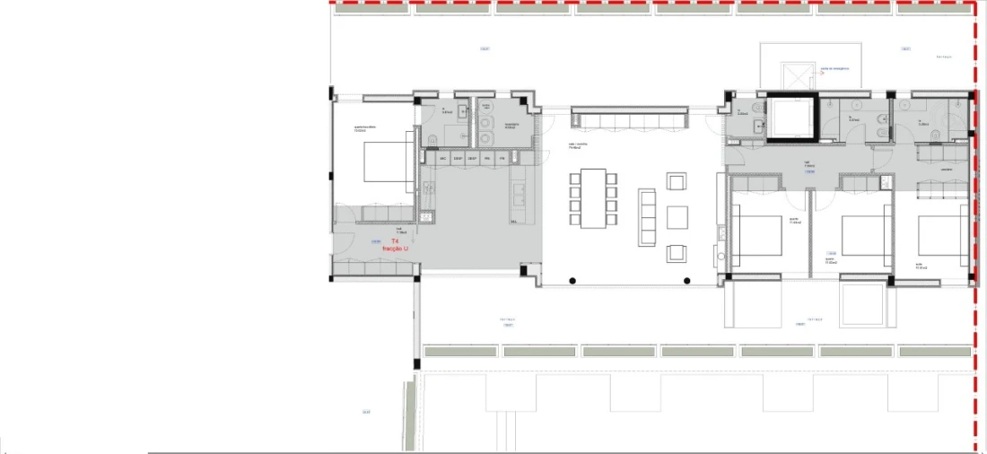 Apartamento T4 para Venda em São Bernardo Planta 1