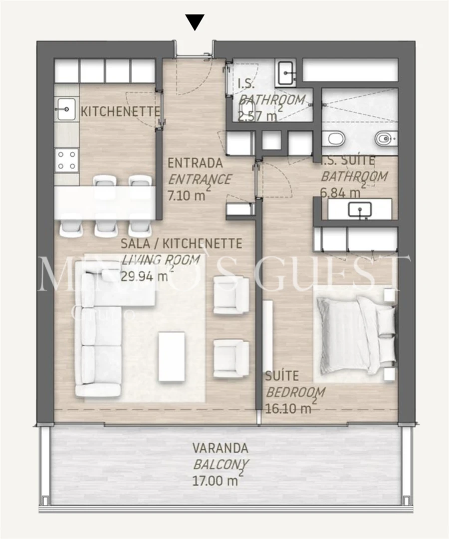 Apartamento T1 para Venda em Quarteira Foto 10