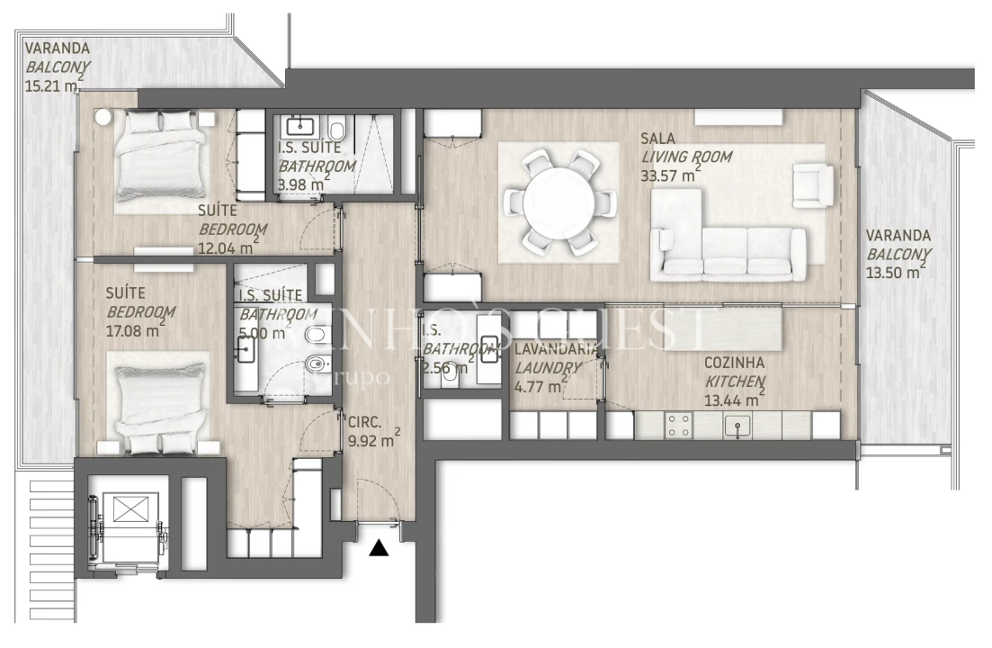 Apartamento T2 para Venda em Quarteira Foto 13