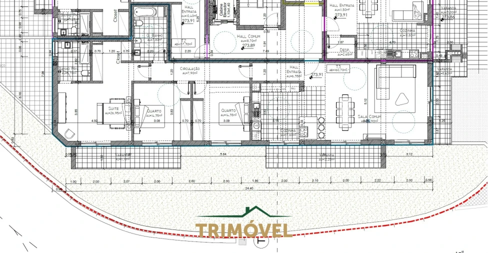 Apartamento T3 para Venda em Nogueira do Cravo e Pindelo Foto 9