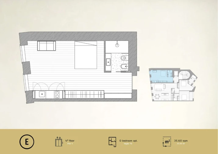 Apartamento para Venda em Cedofeita, Santo Ildefonso, Sé, Miragaia, São Nicolau e Vitória Planta 1