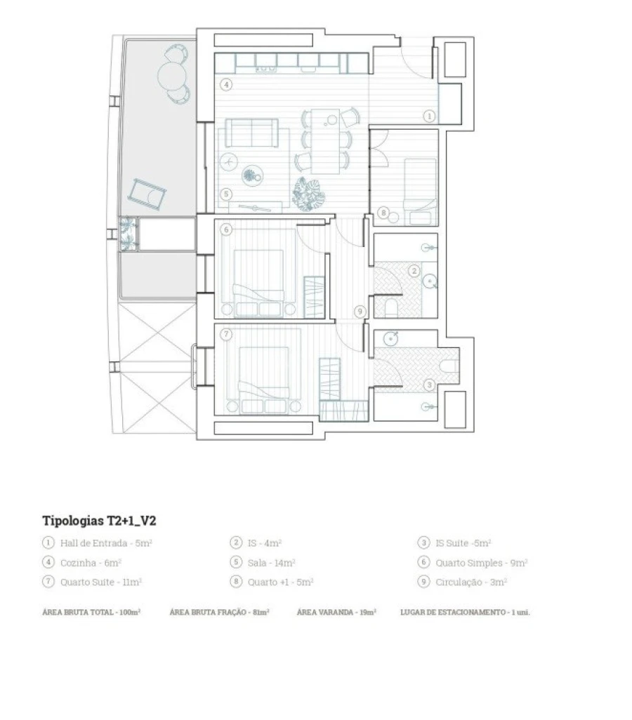 Apartamento T2 para Venda em Paranhos Foto 18