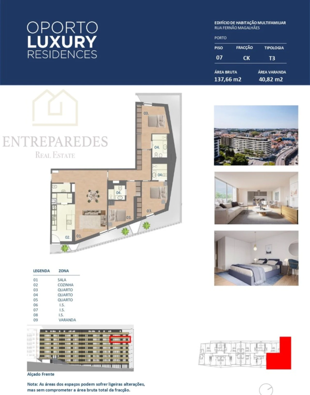 Apartamento T3 para Venda em Campanhã Foto 9