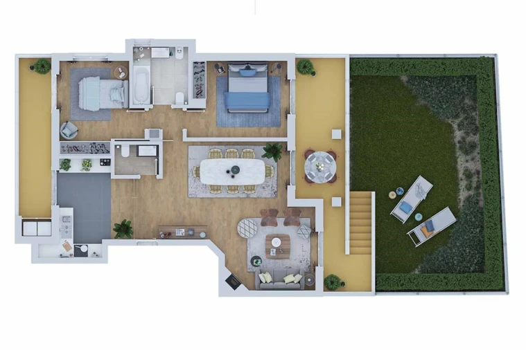 Apartamento T3 para Venda em Ericeira Planta 1