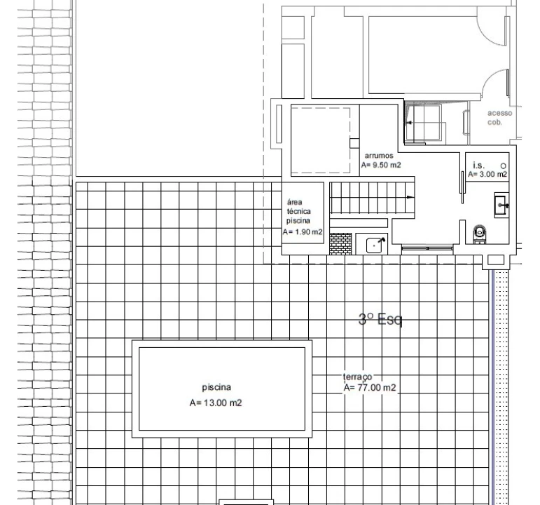 Apartamento T2 para Venda em Ericeira Planta 2