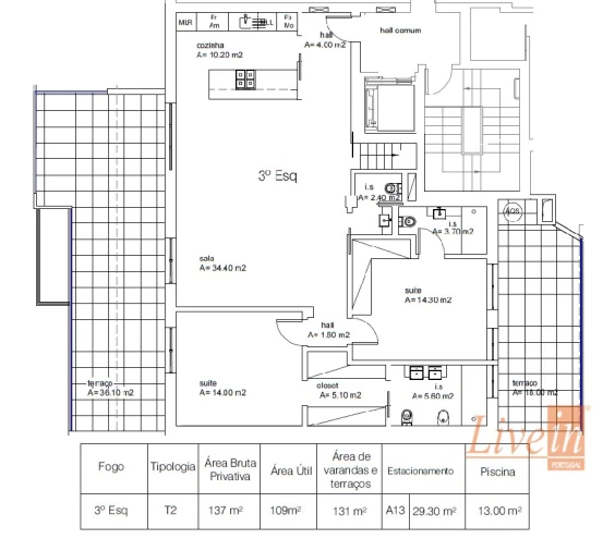 Apartamento T2 para Venda em Ericeira Foto 42