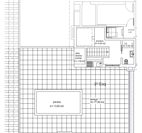 Apartamento T2 para Venda em Ericeira Planta 2