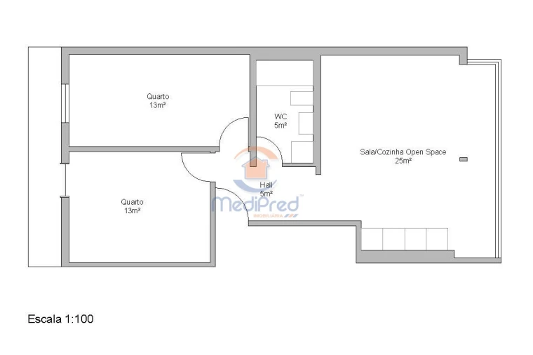 Apartamento T2 para Venda em Camarate, Unhos e Apelação Foto 15