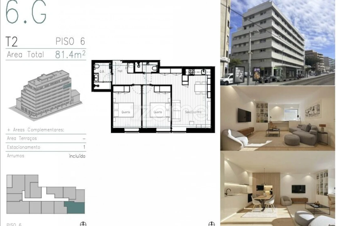 Apartamento T2 para Venda em Matosinhos e Leça da Palmeira Foto 7