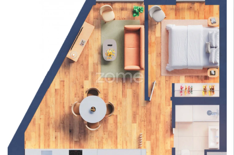 Apartamento T1 para Venda em Paranhos Planta 1