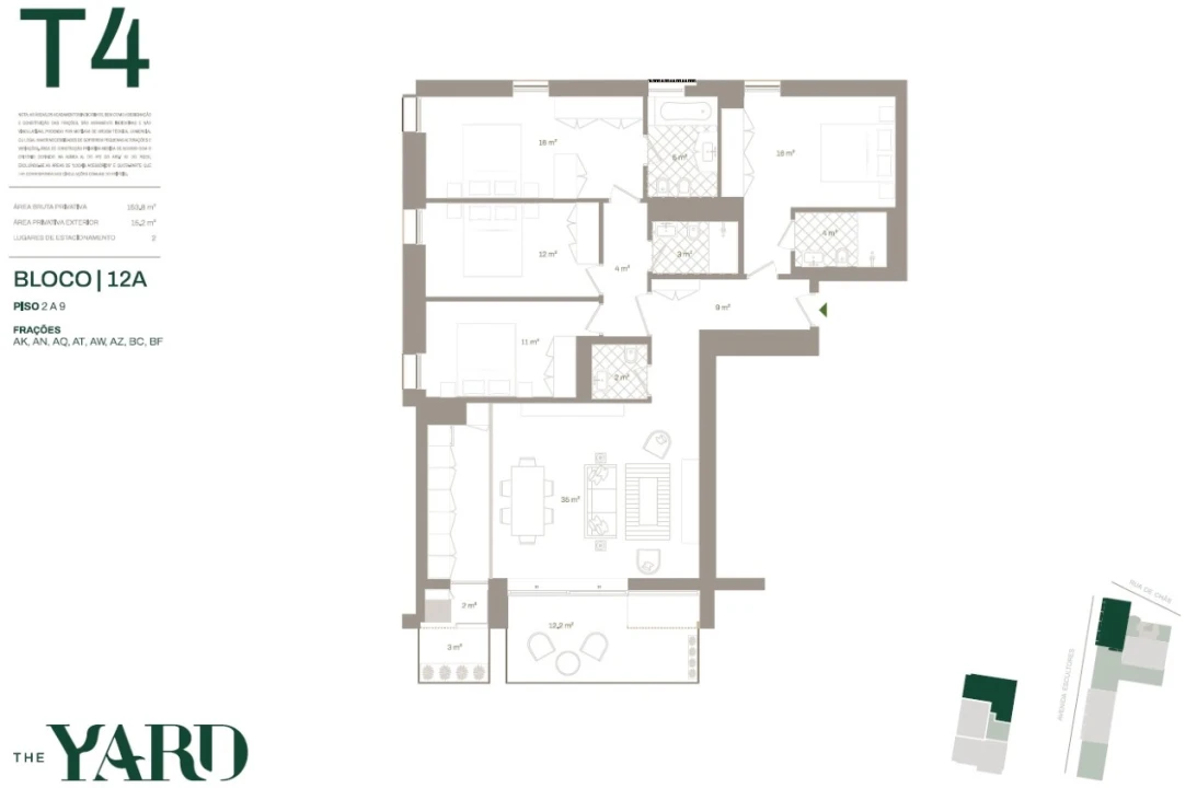 Apartamento T4 para Venda em Santa Marinha e São Pedro da Afurada Foto 27