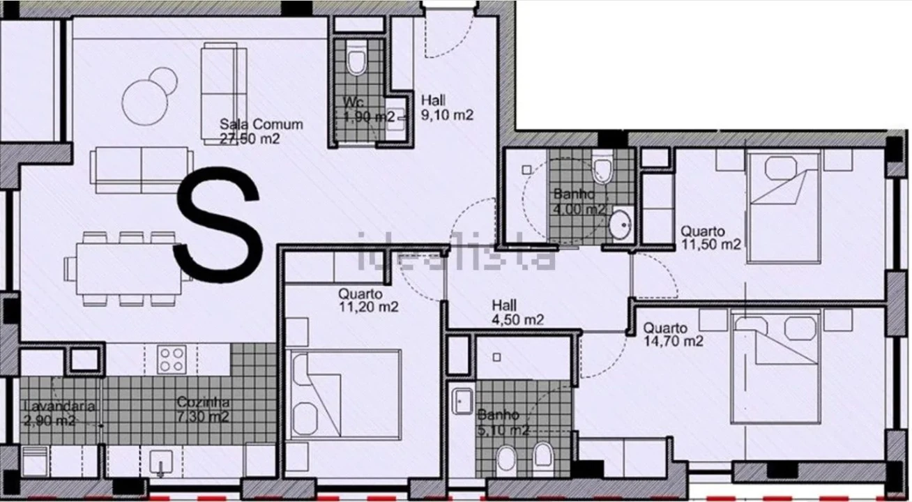 Apartamento T3 para Venda em Ermesinde Foto 13