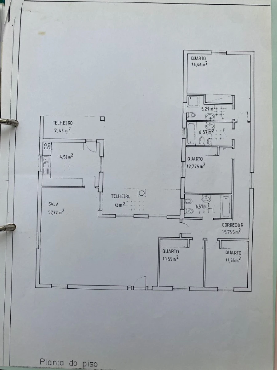 Moradia T4 para Venda em A dos Negros Planta 1