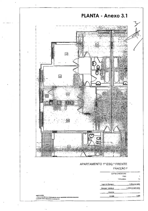 Apartamento T3 para Venda em Aguas Santas