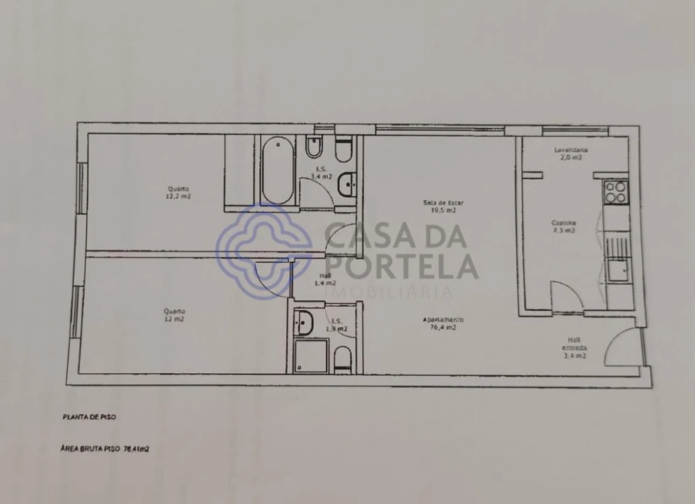 Apartamento T2 para Venda em Avintes Foto 26