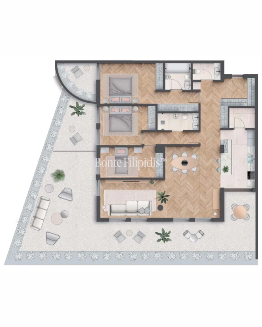 Apartamento T3 para Venda em Cascais e Estoril Planta 1