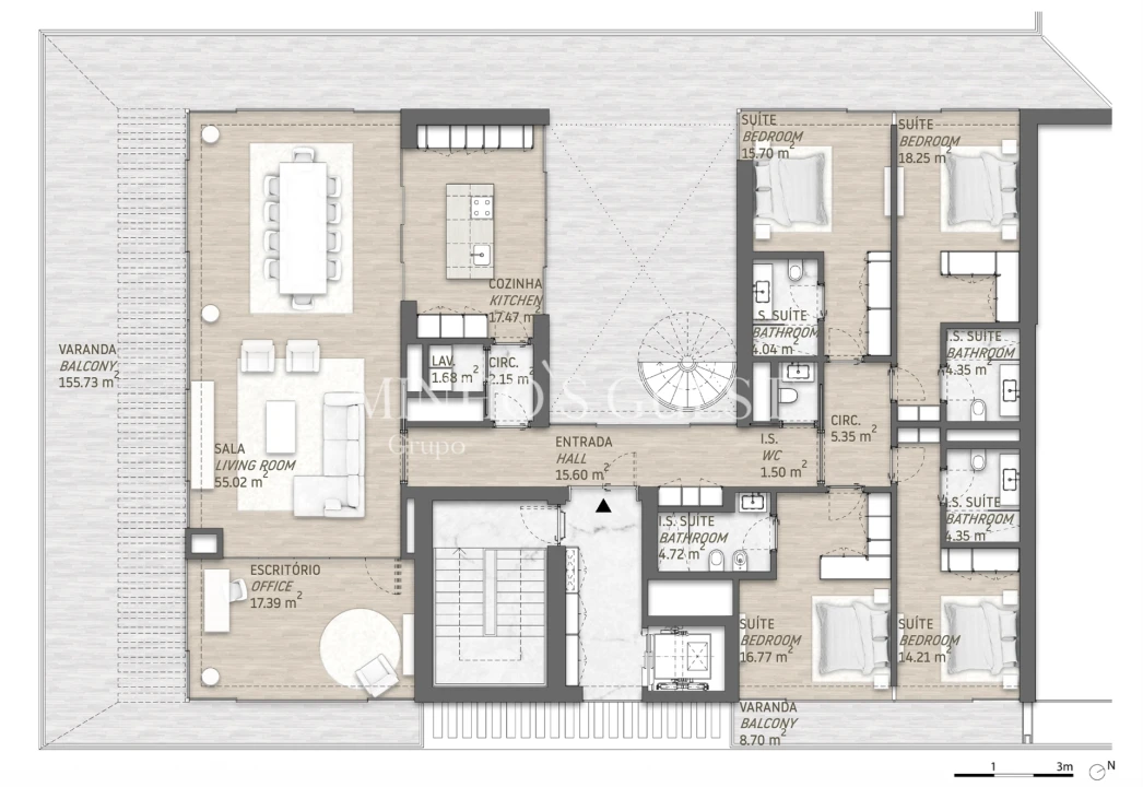 Apartamento T4 para Venda em Quarteira Foto 16