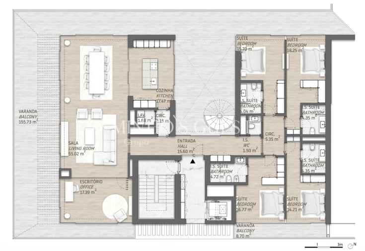 Apartamento T4 para Venda em Quarteira Foto 16