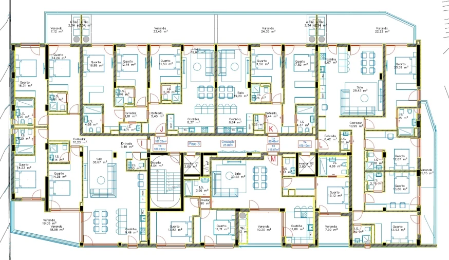 Apartamento T3 para Venda em Santo Antonio dos Olivais Planta 1