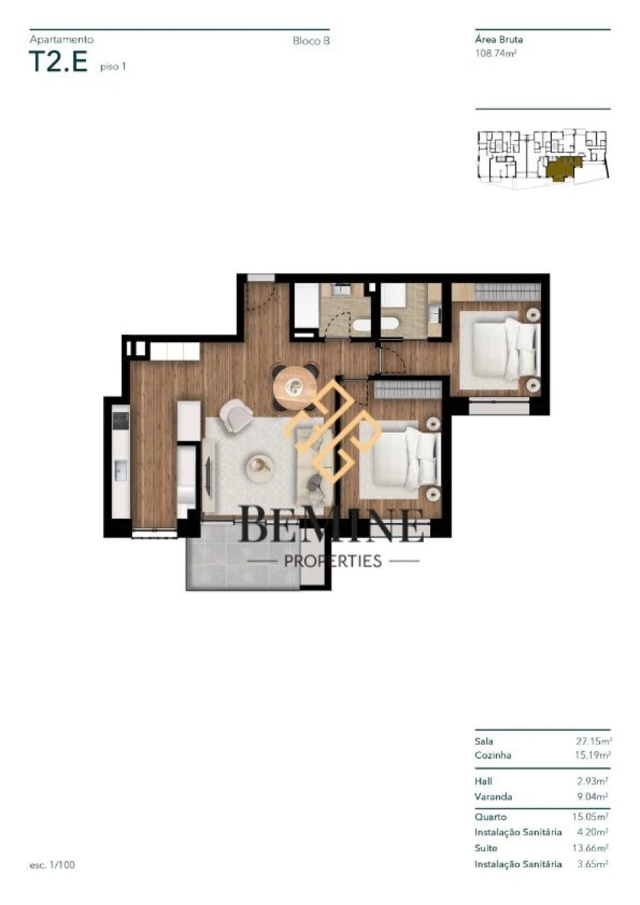 Apartamento T2 para Venda em Funchal (Se) Foto 18