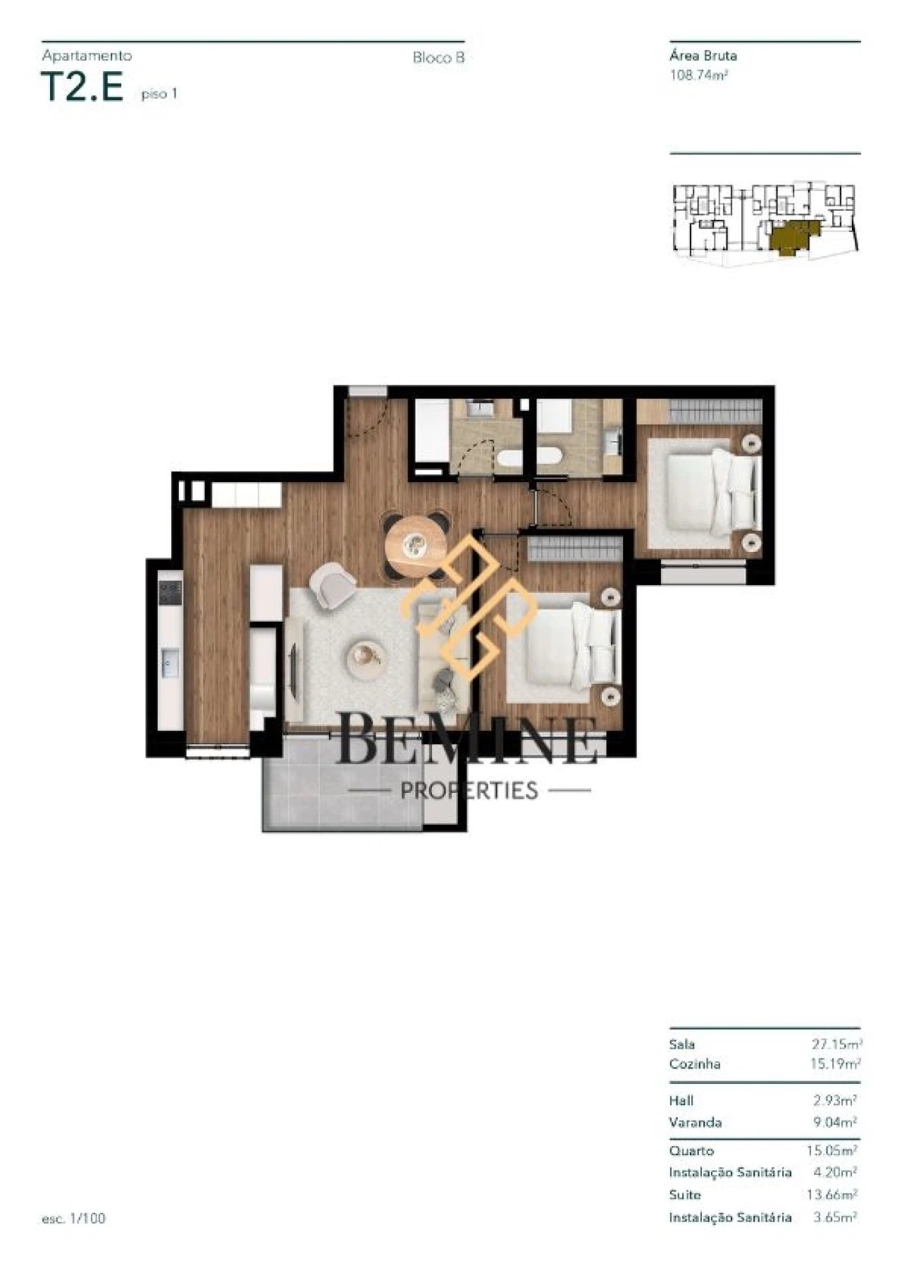 Apartamento T2 para Venda em Funchal (Se) Foto 18