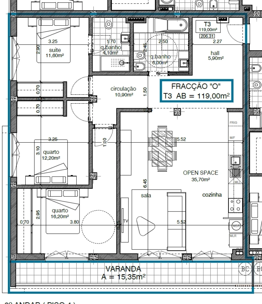 Apartamento T3 para Venda em O. Azeméis, Riba-Ul, Ul, Macinhata Seixa, Madail Foto 17