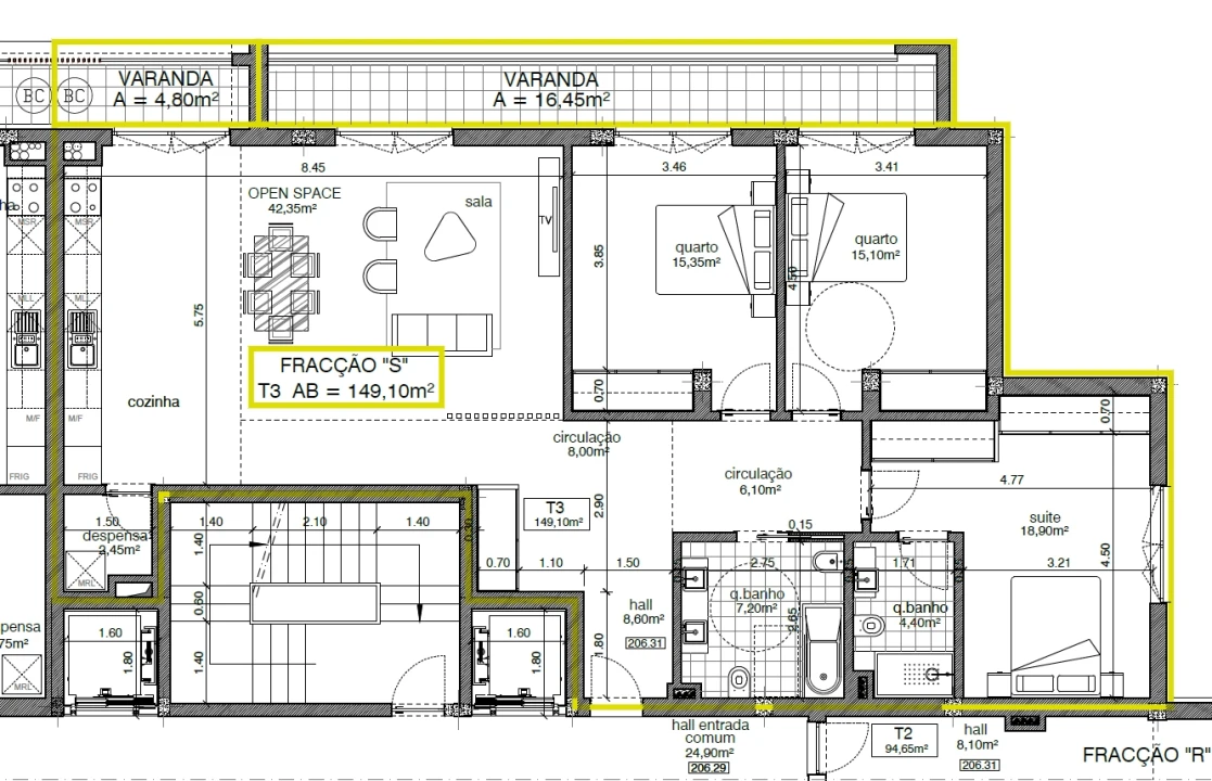 Apartamento T3 para Venda em O. Azeméis, Riba-Ul, Ul, Macinhata Seixa, Madail Foto 16