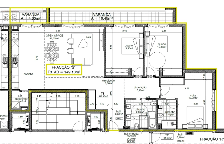 Apartamento T3 para Venda em O. Azeméis, Riba-Ul, Ul, Macinhata Seixa, Madail Foto 16
