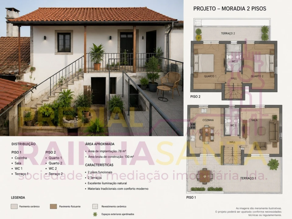 Moradia T2 para Venda em São Miguel, Santa Eufémia e Rabaçal Foto 23