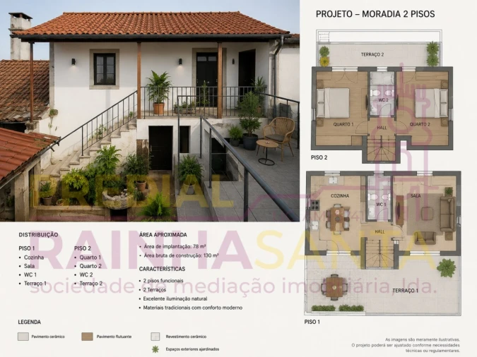 Moradia T2 para Venda em São Miguel, Santa Eufémia e Rabaçal Foto 23