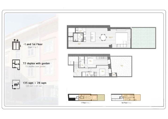 Apartamento T2 para Venda em Cedofeita, Santo Ildefonso, Sé, Miragaia, São Nicolau e Vitória Planta 1