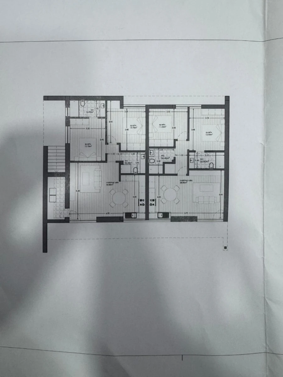 Apartamento T2 para Venda em Fornos Planta 1