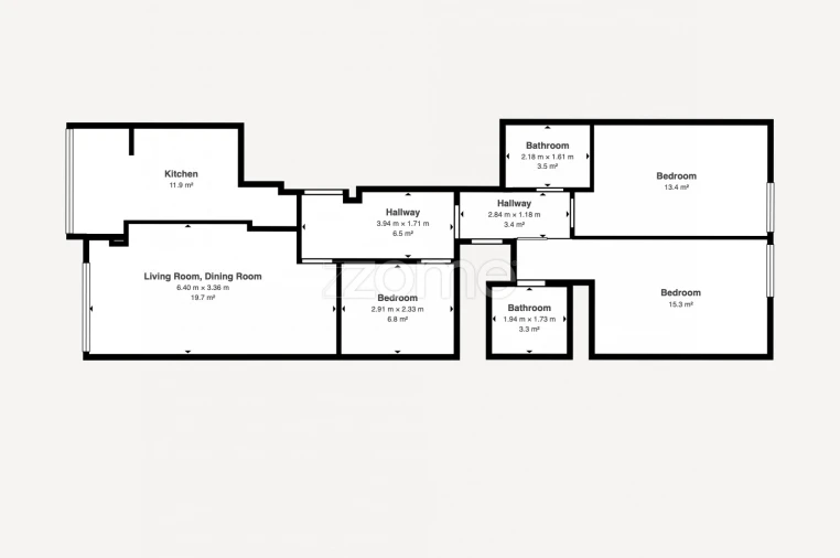 Apartamento T3 para Arrendamento em Paranhos Planta 1