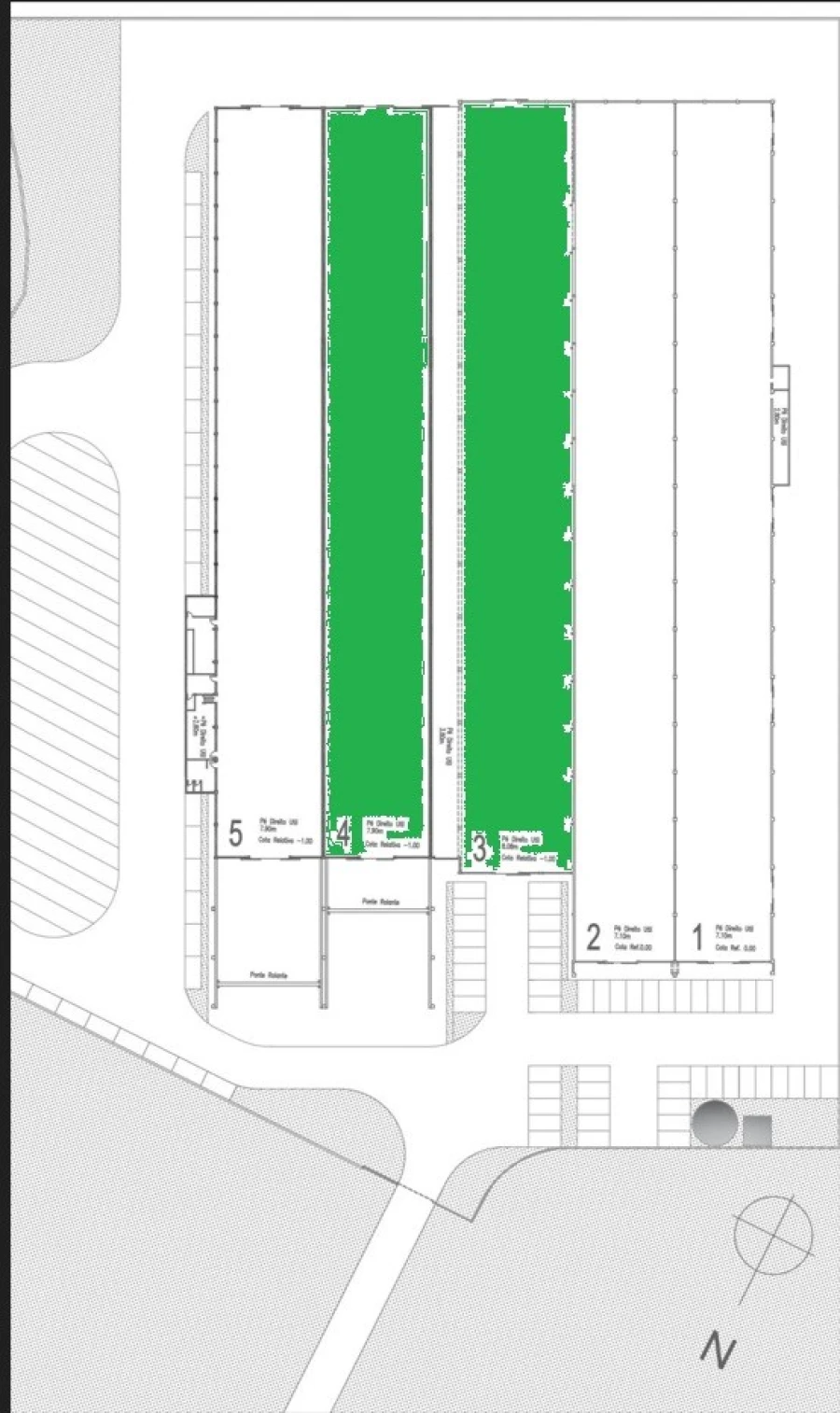 Armazém para Arrendamento em Santa Maria e São Miguel, São Martinho, São Pedro Penaferrim Planta 1