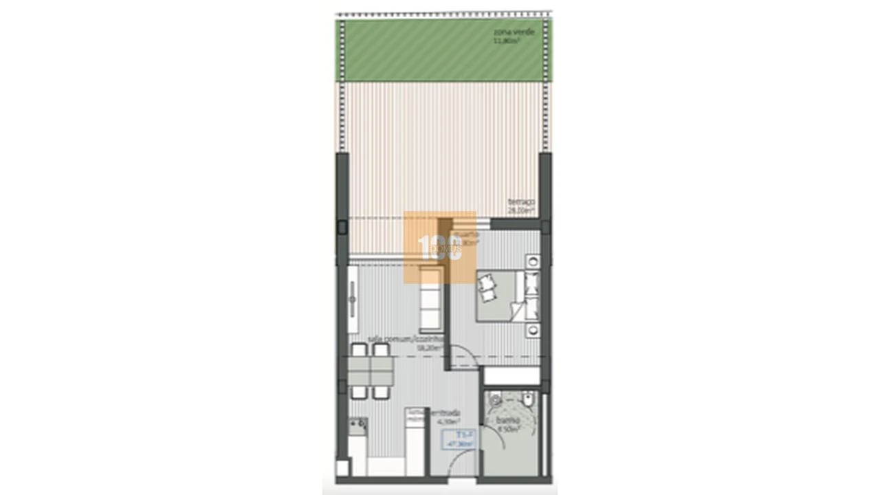 Apartamento T1 para Venda em São Mamede de Infesta e Senhora da Hora Foto 36