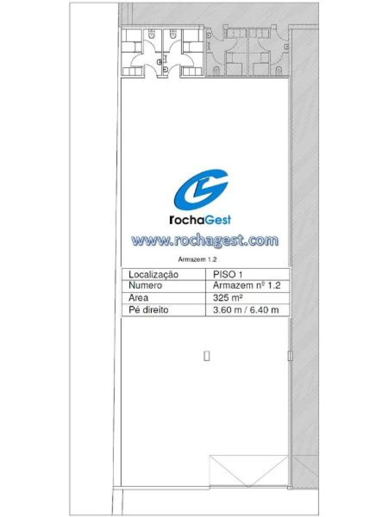 Armazém para Arrendamento em Serzedo e Perosinho Foto 5